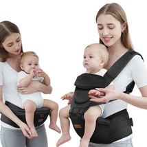 Adjustable Baby Holder Carrier For Breastfeeding, 6-In-1 Carrying, Black. - £51.22 GBP