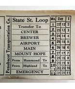 Railway Transfer Tickets Maine Penobscot Transportation State Street Loo... - $24.99