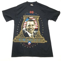 Docior Hood T-Shirt XL Schwarz Barack Obama 2008 Potus Wechsel We Can - $12.85
