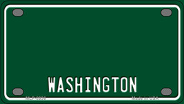 Washington Green Blank Novelty Mini Metal License Plate Tag - $280.67 MXN