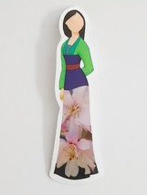 Standing Mulan with No Facial Features and Flower Skirt Sticker Decal Awesome - £1.82 GBP