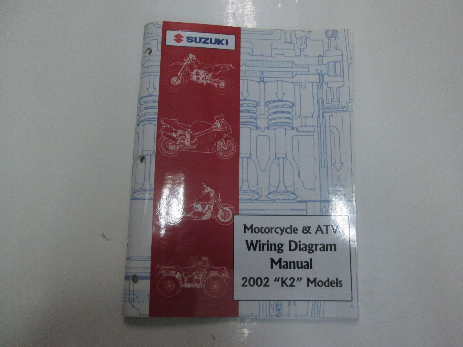 2002 Suzuki Motorcycle & ATV Wiring Diagram Manual Models K2 FACTORY