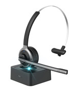 HS011 Wireless Headset with Microphone for PC, Trucker Wireless 5.0 Headset - £19.16 GBP