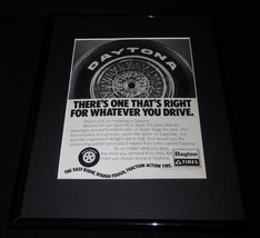 1978 Dayton Tires Framed 11x14 ORIGINAL Vintage Advertisement - $39.59