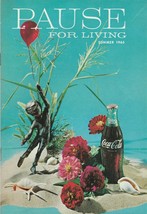 Pause for Living Summer 1965 Vintage Coca Cola Booklet Parties Gladiolus... - $6.92