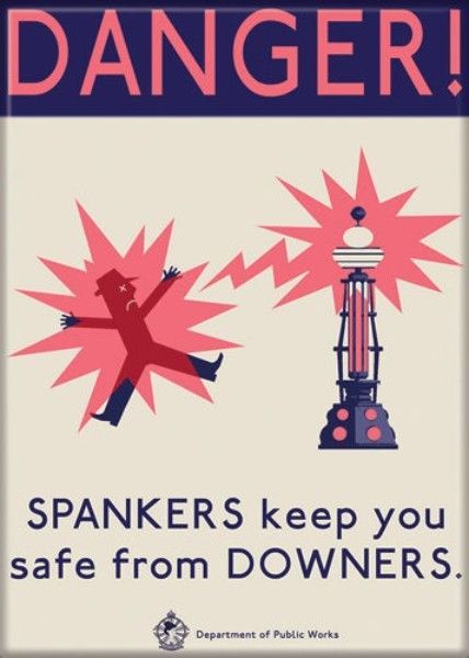 We Happy Few Video Game Spankers Keep You Safe From Downers Refrigerator... - $3.99
