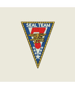 US NAVY SEAL TEAM 7 Seven EMBROIDERED POLO SHIRT Navy Seals Embroidery - $641.12 MXN