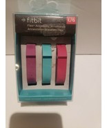Fitbit Flex 3 Pk Vibrant Accessory Wristbands Bands Violet/Pink/Teal Sma... - £7.79 GBP