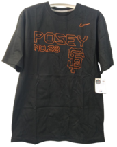 Buster Posey San Francisco Giants Nike Flash Player T-Shirt Black - MEDIUM - £15.10 GBP