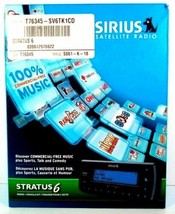 SIRIUS Stratus 6 Satellite Radio &amp; Vehicle Kit Model SV6TK1CD New Open B... - £22.06 GBP