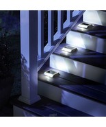 Hammacher Best Solar Stairway Pathway Light Cordless 21 Hour Duration Ba... - $23.36 CAD