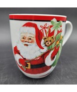 Fitz and Floyd Santa Merry Christmas Holiday Coffee Cake Mug One Look Yo... - $188.30 MXN