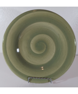 HAUSENWARE GREEN SWIRL TWIST Pattern Retired SALAD PLATE Replacement 9&quot; -8 - $8.64