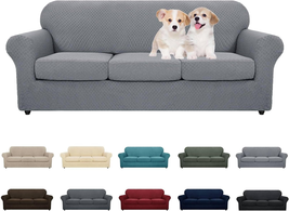 4 Piece Newest Couch Covers for 3 Cushion Couch Super Stretch Non Slip - $1,280.53 MXN