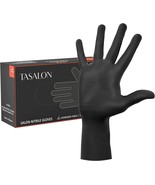 Black Nitrile Gloves 100 Count 5 Mil Disposable Black Gloves Textured NEW - £20.24 GBP