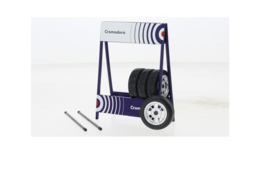 IXO Accessory Wheel Set: Cromodora Silver 1:18 - $32.95