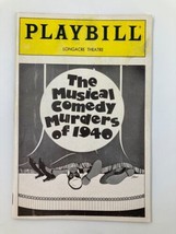 1987 Playbill Longacre Theatre The Musical Comedy Murders of 1940 Michae... - $14.20