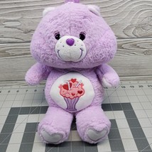 Care Bears Share Bear Purple Milkshake Sundae Plush Stuffed Animal 2018 13&quot; - £8.60 GBP