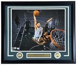 Jayson Tatum Signé Encadré 16x20 Celtics Dunk Sur Lebron James Photo Fanatiques - £381.50 GBP