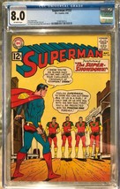 Superman #153 (1962) CGC 8.0 -- Curt Swan Western showdown cover; Jerry Siegel - £134.98 GBP
