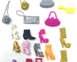 Lot Barbie Fashionistas Shoes Purses Clutches Mismatched - $14.99