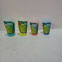 Frosty Shot Glass 4 Freezeable Plastic Shot Glasses 4 colors - $54.01 MXN