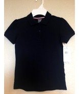 French Toast Girls&#39; Stretch Pique Polo - Navy Color - Size M 7/8 - $12.98 CAD
