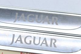 02-08 JAGUAR X-TYPE FRONT LEFT & RIGHT DOOR SCUFF PLATE PANEL TRIM PAIR Q2558 image 5