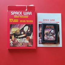 Space War Atari 2600 7800 Complete with Game Manual Box Works Vintage Gaming - $17.72