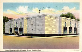 Grand Rapids Public Museum Michigan MI Linen Postcard L1 - $3.02