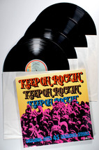 Keep on Rockin&#39; (1986) 4-LP Vinyl • Donovan, Aretha Franklin, Grateful Dead, +++ - $21.61