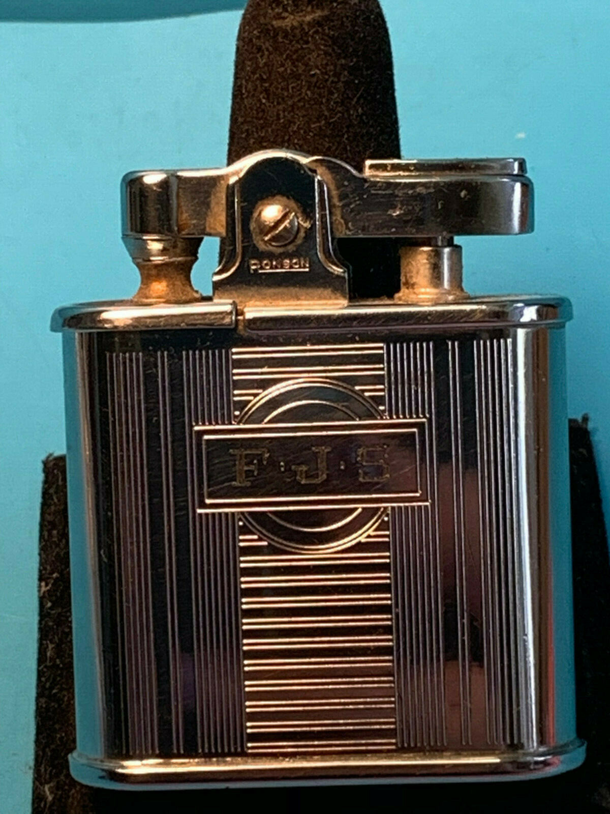 Old Vtg Collectible Ronson Whirlwind Refillable Cigarette Lighter Made In  USA