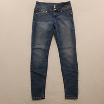 g21 Women&#39;s Skinny Jeans Size Medium Stretch High Rise Fake Pockets Cott... - £10.07 GBP