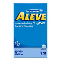 Aleve Pain Reliever &amp; Fever Reducer Tablets, Naproxen Sodium, Headache P... - $23.40