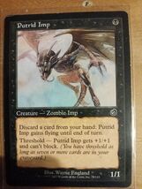 Putrid Imp Magic The Gathering Torment MTG 77 Black Zombie Vintage 2002 - $4.77