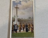 King’s Pilgrimage To Graves WD &amp; HO Wills Vintage Cigarette Card #16 - $2.96