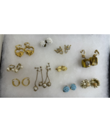 Vintage Jewelry Lot of 10pc Clip Earrings - $26.59 CAD