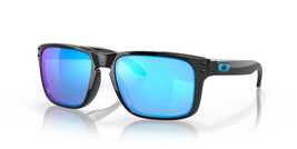 Oakley Sunglasses HOLBROOK OO9102-F555 Polished Black with Prizm Sapphir... - $108.89