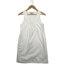 Old Navy Dress Womens Extra Small White Linen A Line Beach Coastal Cottage - $17.81