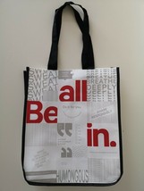 New Lululemon White Be All In Reusable Shopping Gym Lunch Bag Large - £6.19 GBP