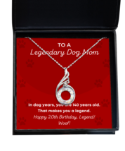 Mom Necklace 20th Birthday Gifts - Phoenix Pendant Jewelry Present For Pet Dog  - £39.92 GBP