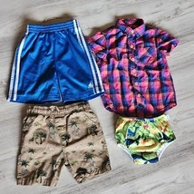 Boys Clothes Lot 3T 4pc iPlay Swim Adidas Mini Copper Shorts Arizona Pla... - $507.55 MXN