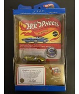 Hot Wheels TWIN MILL W/COA &amp; PIN 30 Years 1969 Authentic Commemorative R... - £15.53 GBP