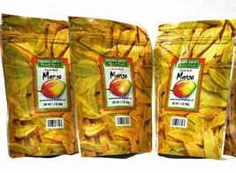 3-Packs Trader Joe&#39;s Freeze Dried Fruit Mango Snack NEW FREE SHIPPING 08/2023 - £14.62 GBP