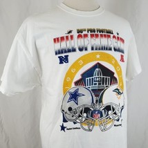 NFL Hall of Fame Game T-Shirt XL Miami Dolphins Dallas Cowboys Two Sided... - £19.65 GBP