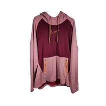 Nike Men&#39;s Therma-Fit Training Hoodie Size XXL Pomegranate Heather - $29.09