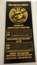 Elvis Presley Sun Studio  Brochure Memphis Tennessee Vintage Sun Records BR1 - £4.84 GBP