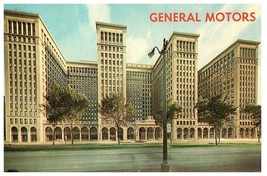 Postcard MI Detroit The General Motors Building Dexter Press # 54612-B - $9.61