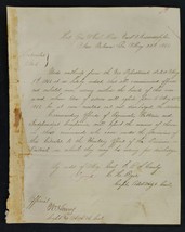 1865 antique CIVIL WAR SPEC ORDER 81st ill inf vol MUSTER OUT handwritte... - £70.04 GBP
