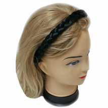 0.5&quot; Synthetic Hair Headband Braided Plaited Plait Band Hairband Women Girl - £10.39 GBP
